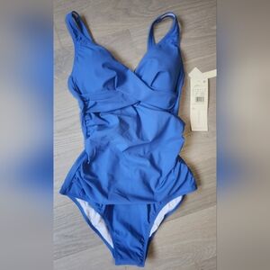 Profile By Gottex Tutti Frutti Twist Front V-Neck One Piece Size 6